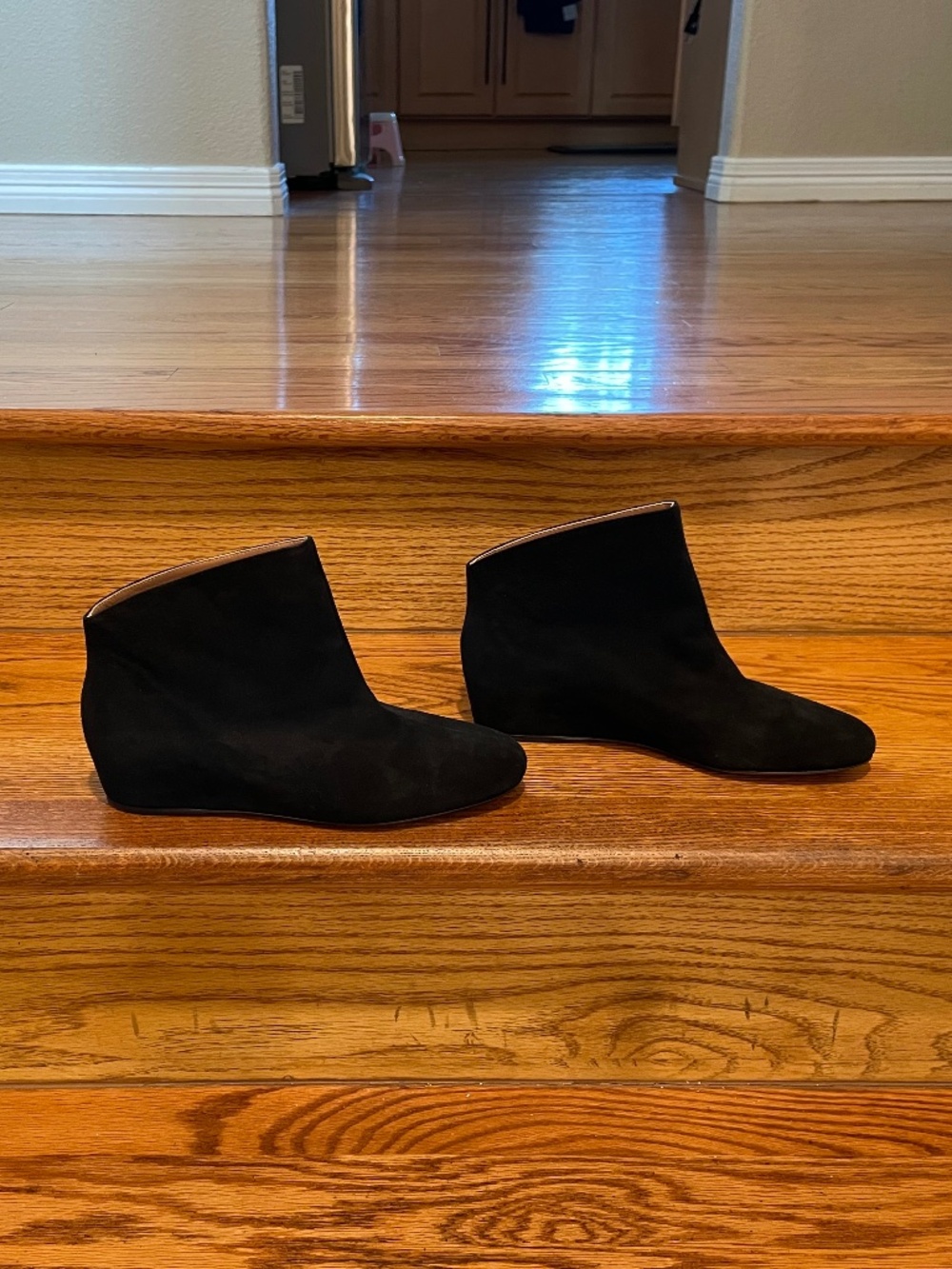 Alaïa Chamois 30 Suede Hidden Wedge Ankle Boots - Size 35.5 (US 5.5)